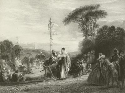 Jour de mai, sous le règne de la reine Élisabeth - Charles Robert Leslie
